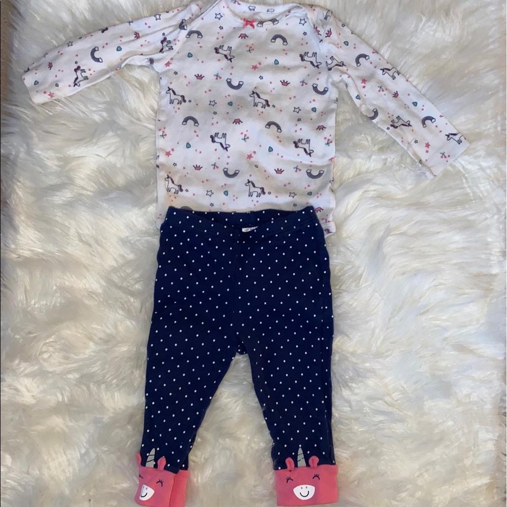 Two piece baby girl outfit